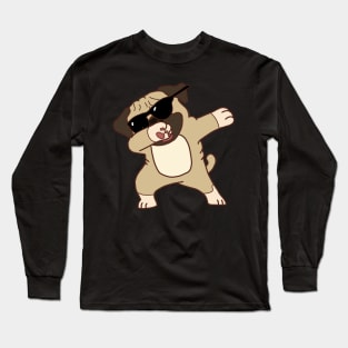 Dabbing Pug Long Sleeve T-Shirt